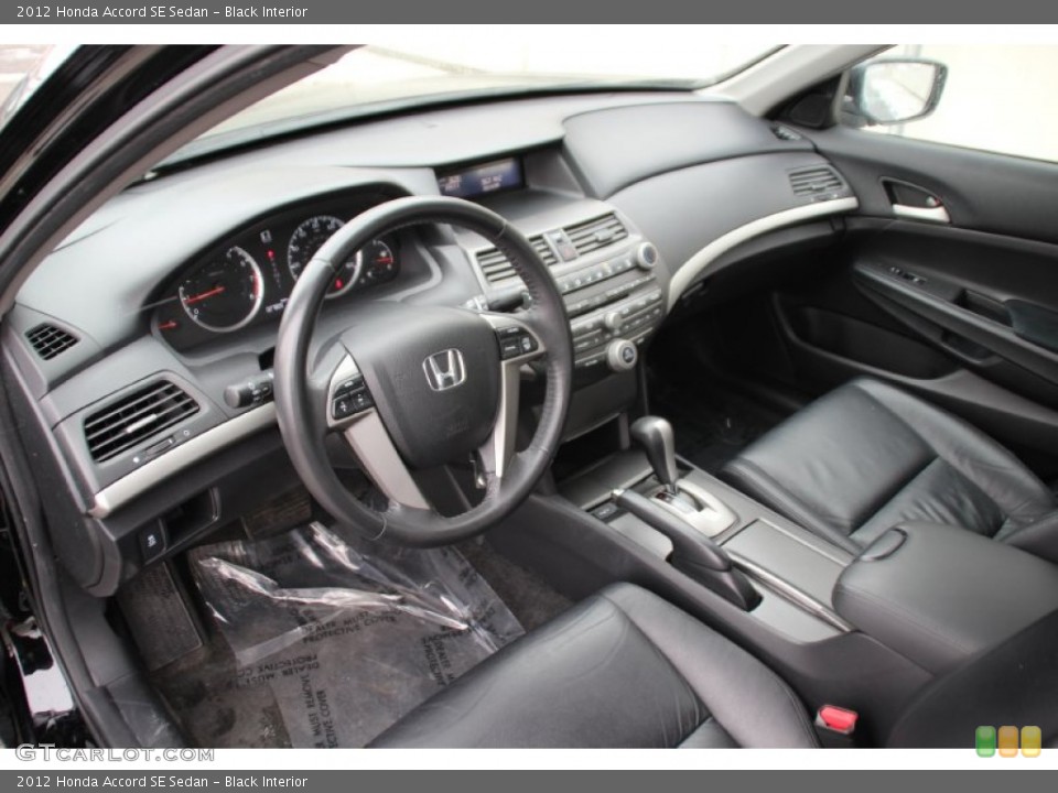 Black Interior Photo for the 2012 Honda Accord SE Sedan #101914862