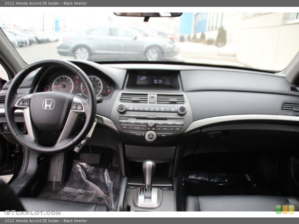 Black Interior Dashboard for the 2012 Honda Accord SE Sedan #101914907