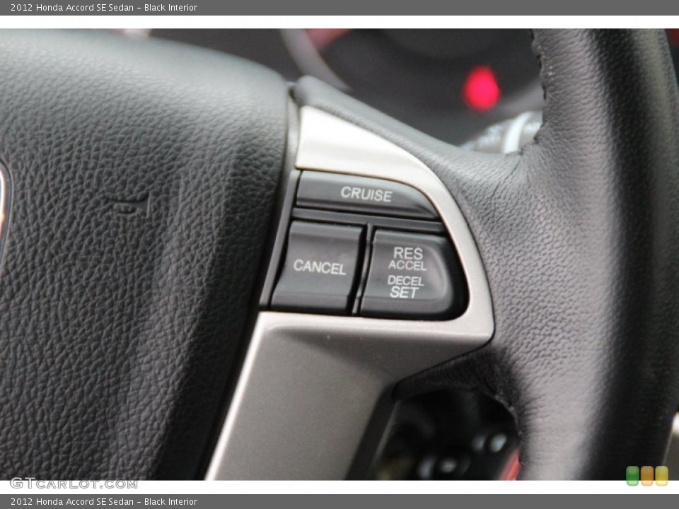 Black Interior Controls for the 2012 Honda Accord SE Sedan #101915024