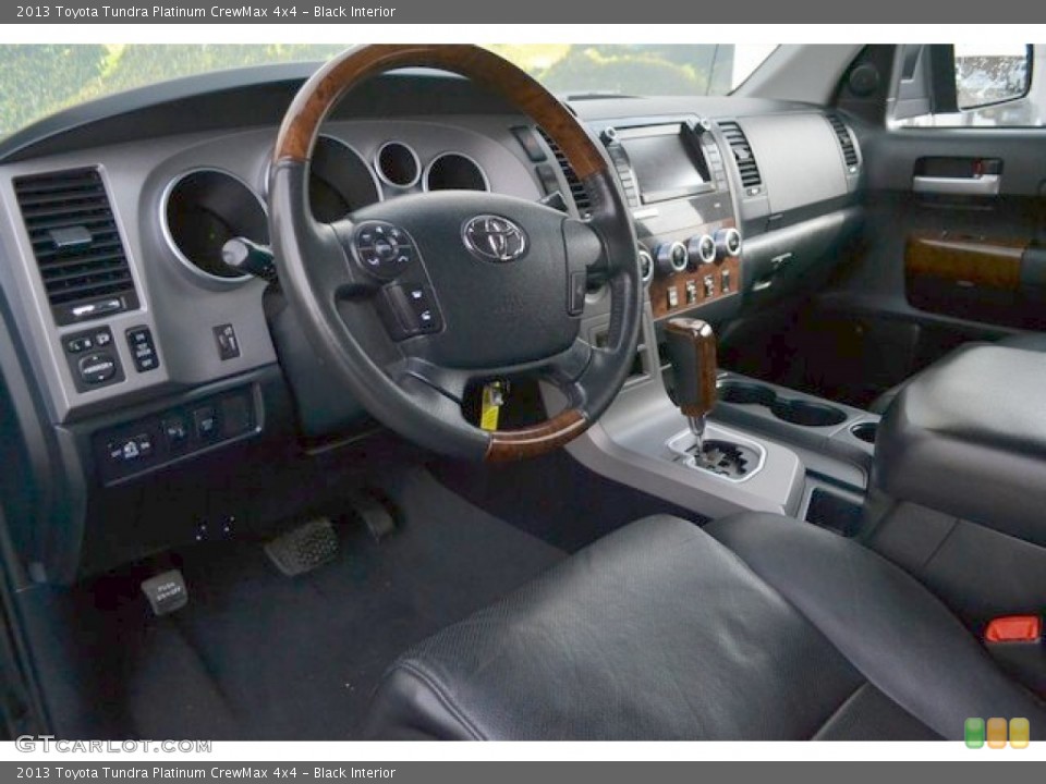 Black Interior Photo for the 2013 Toyota Tundra Platinum CrewMax 4x4 #101915422