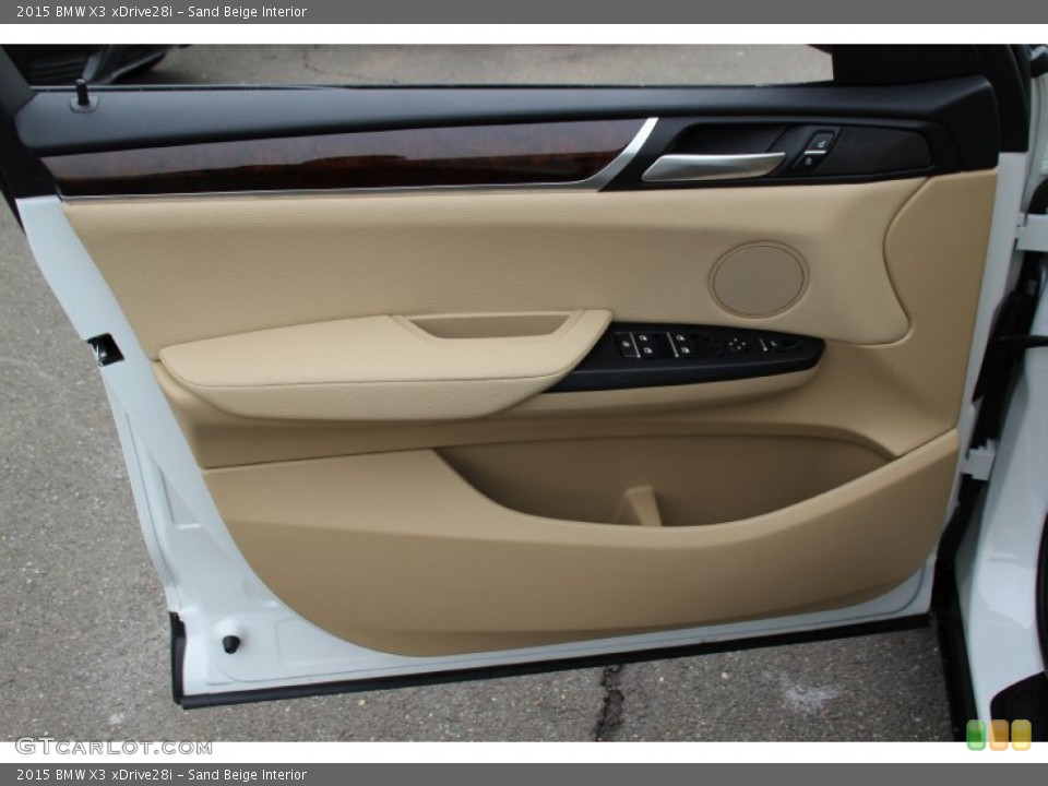 Sand Beige Interior Door Panel for the 2015 BMW X3 xDrive28i #101915918