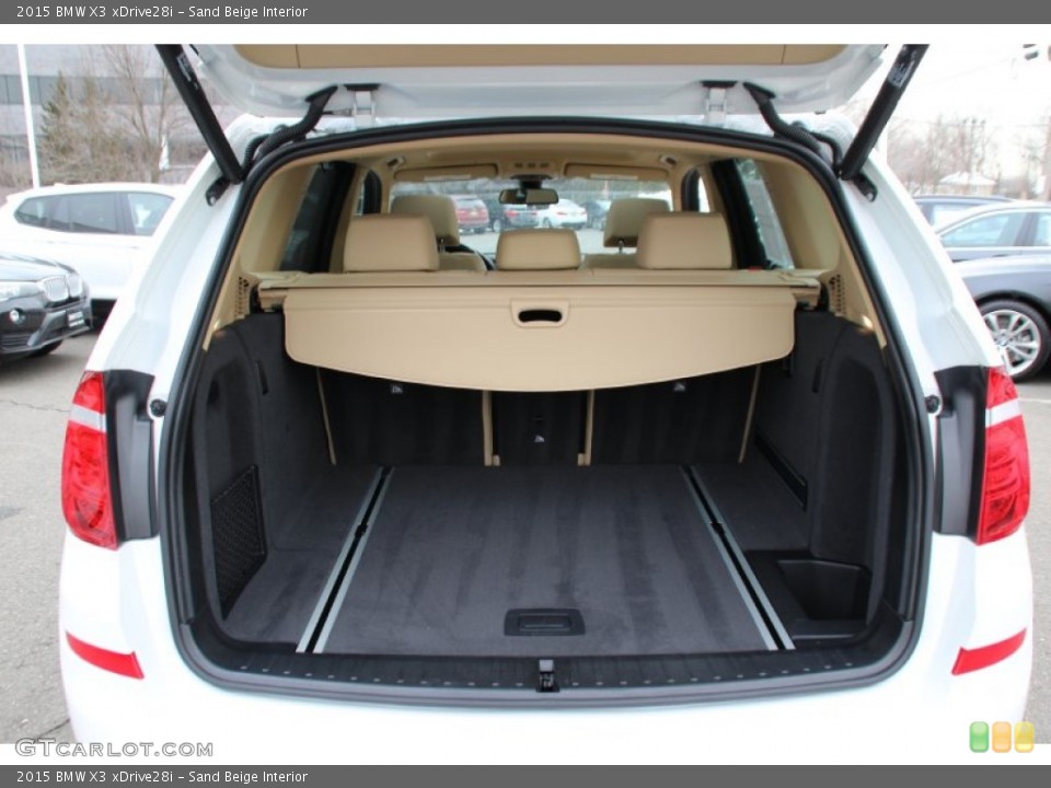 Sand Beige Interior Trunk for the 2015 BMW X3 xDrive28i #101916236