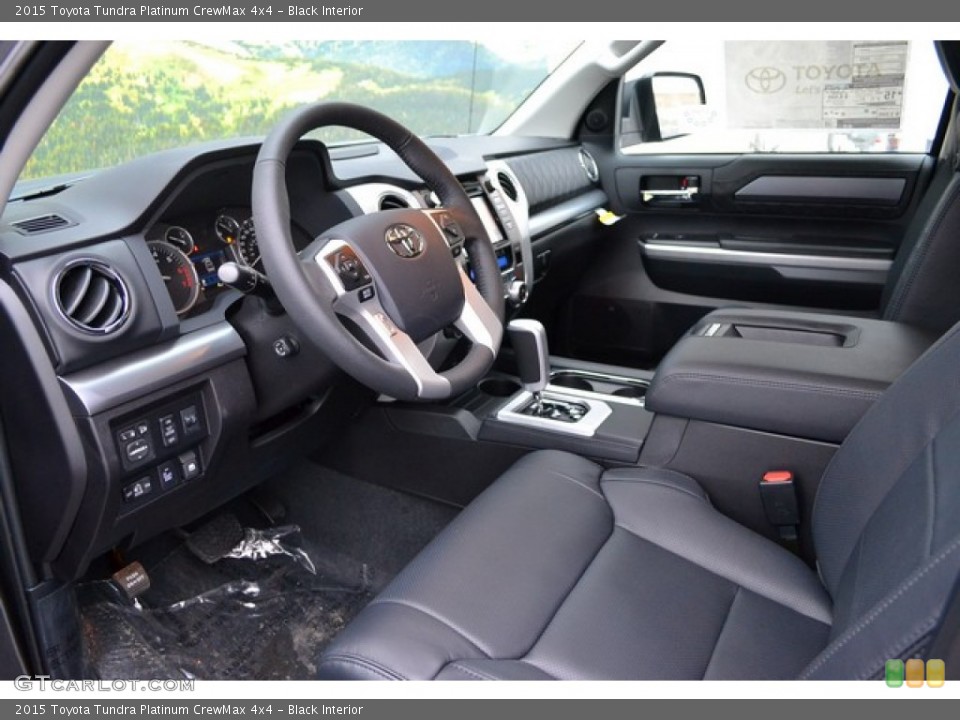 Black Interior Photo for the 2015 Toyota Tundra Platinum CrewMax 4x4 #101916740