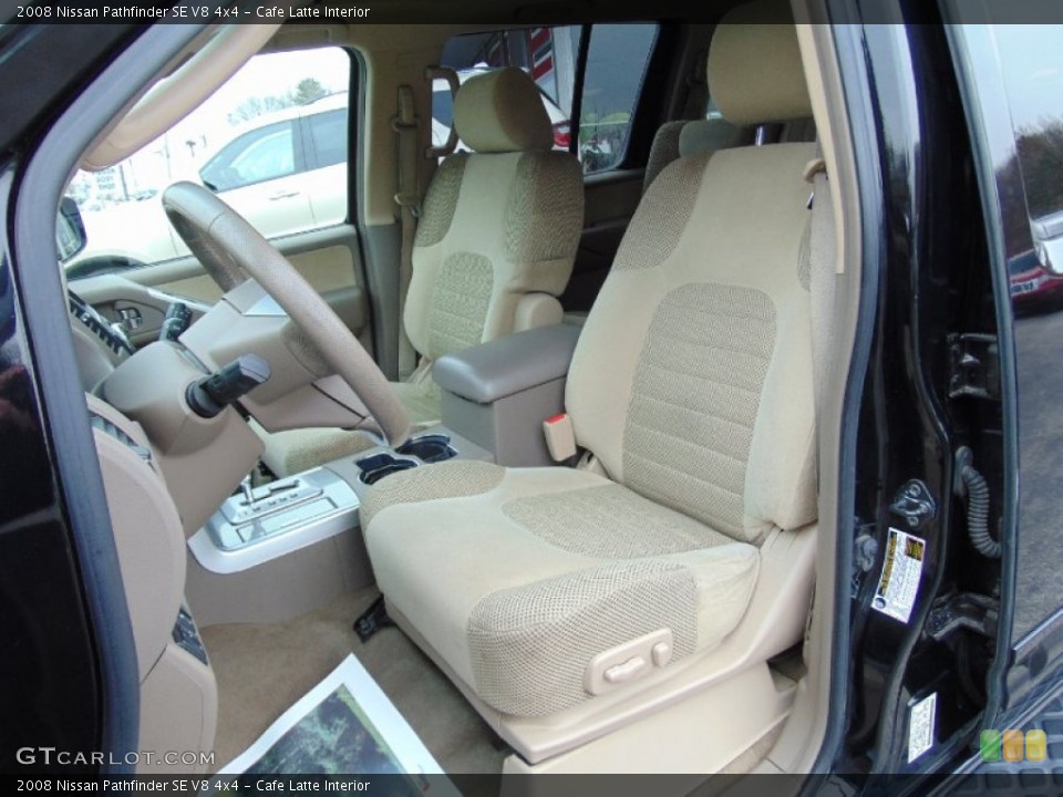Cafe Latte Interior Front Seat for the 2008 Nissan Pathfinder SE V8 4x4 #101918549