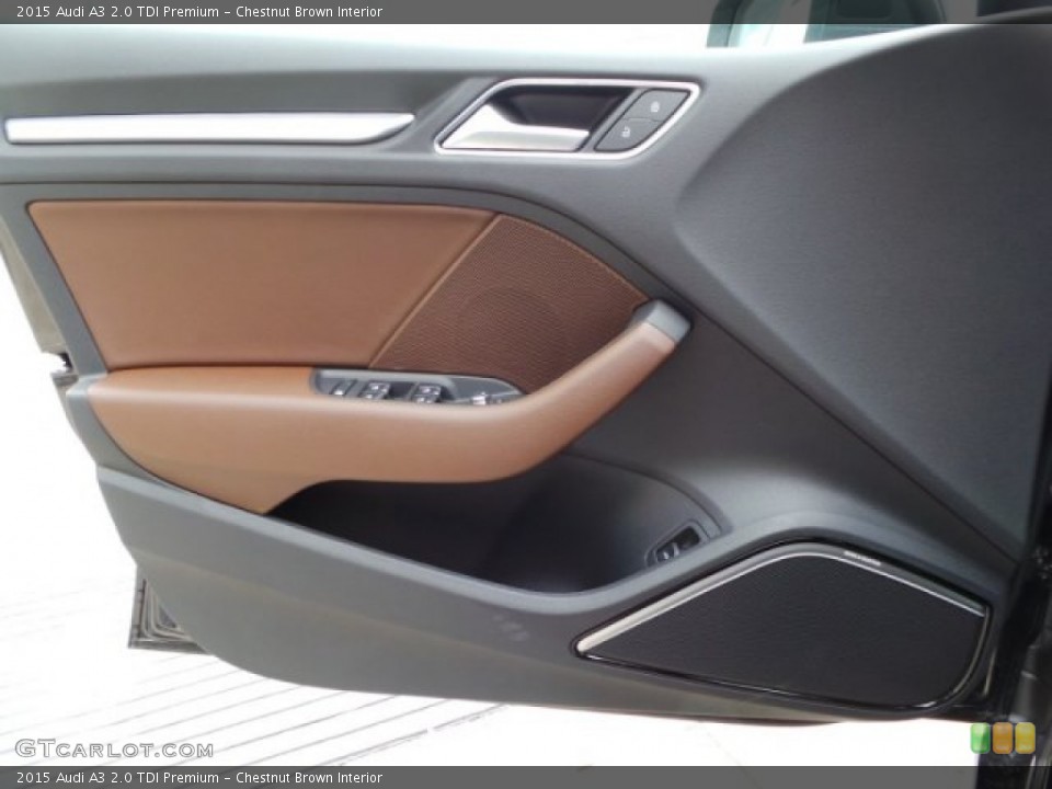 Chestnut Brown Interior Door Panel for the 2015 Audi A3 2.0 TDI Premium #101919392