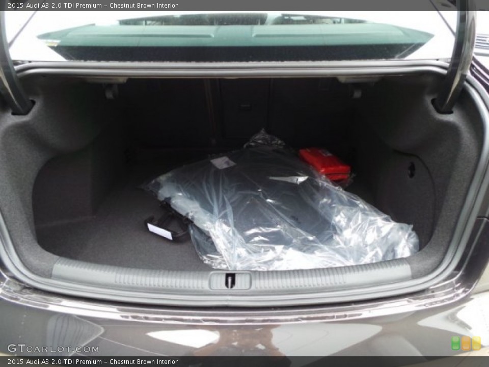 Chestnut Brown Interior Trunk for the 2015 Audi A3 2.0 TDI Premium #101919694