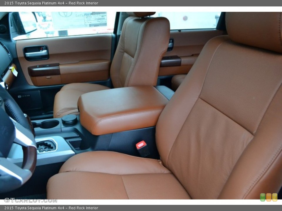 Red Rock Interior Front Seat for the 2015 Toyota Sequoia Platinum 4x4 #101919908