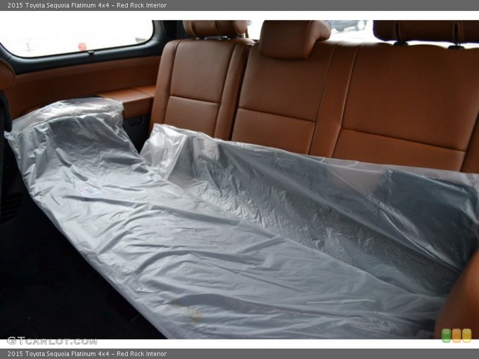 Red Rock Interior Rear Seat for the 2015 Toyota Sequoia Platinum 4x4 #101919950
