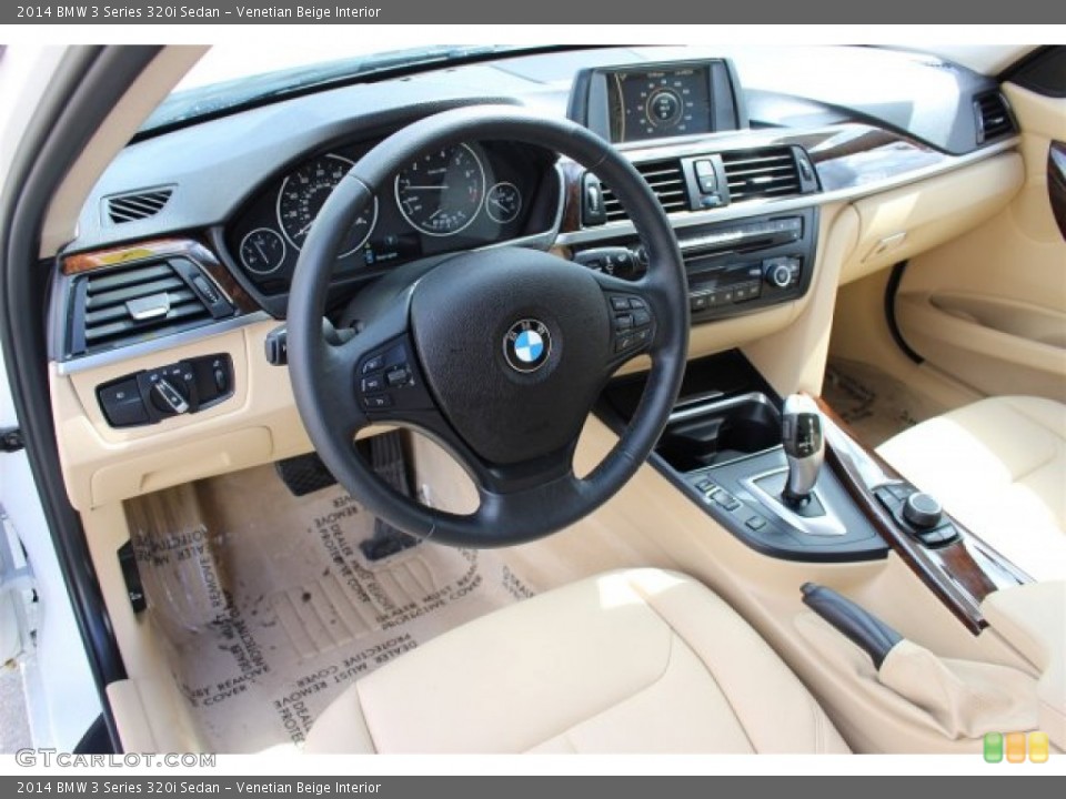 Venetian Beige Interior Photo for the 2014 BMW 3 Series 320i Sedan #101921384
