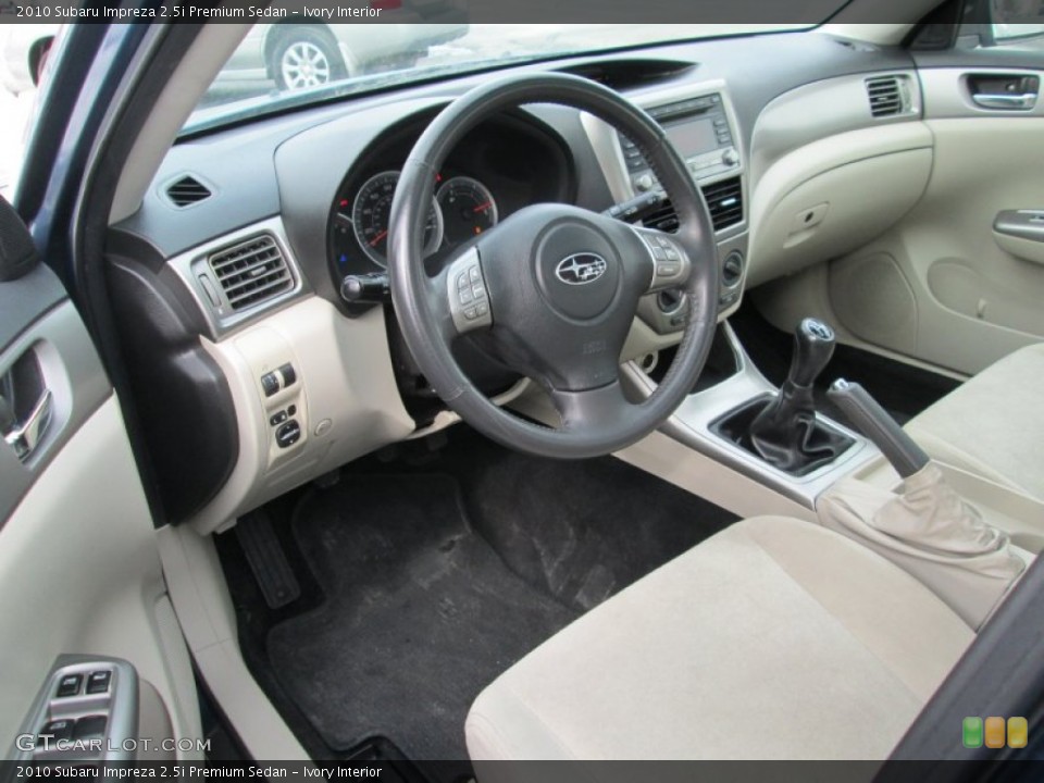 Ivory Interior Photo for the 2010 Subaru Impreza 2.5i Premium Sedan #101921442