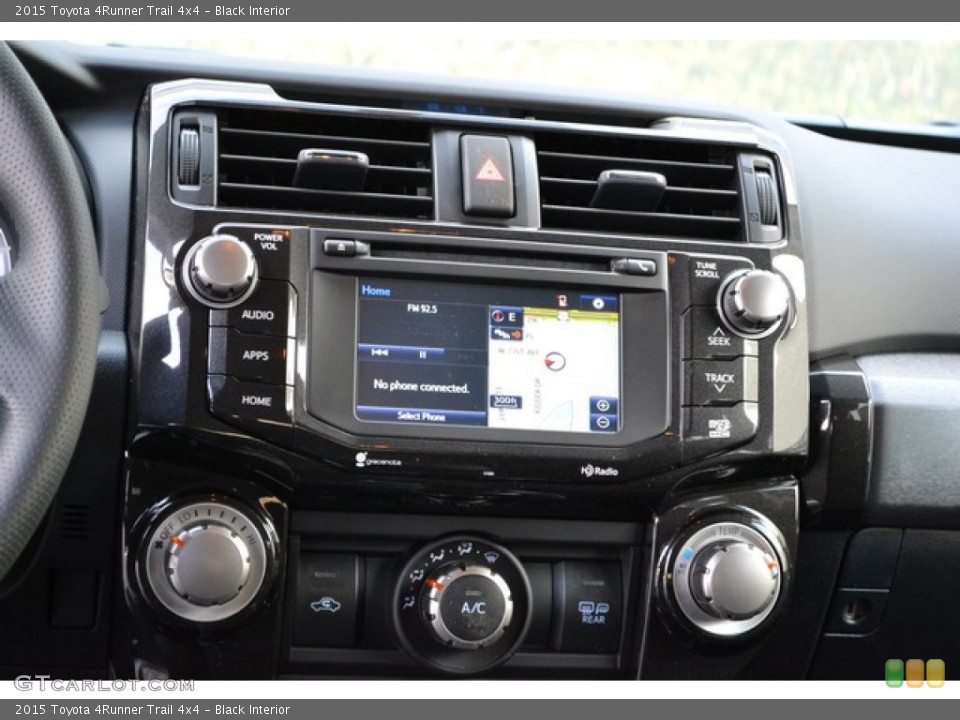 Black Interior Controls for the 2015 Toyota 4Runner Trail 4x4 #101922125