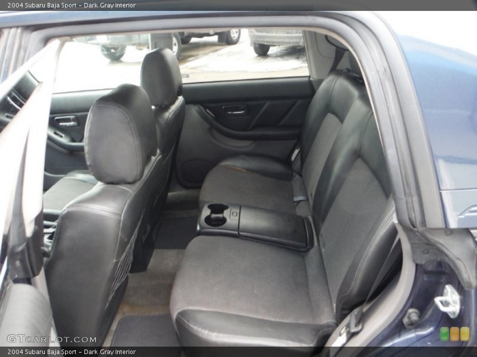 Dark Gray Interior Rear Seat for the 2004 Subaru Baja Sport #101923493