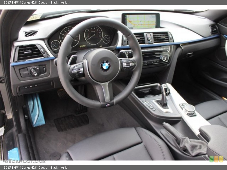 Black Interior Prime Interior for the 2015 BMW 4 Series 428i Coupe #101925377