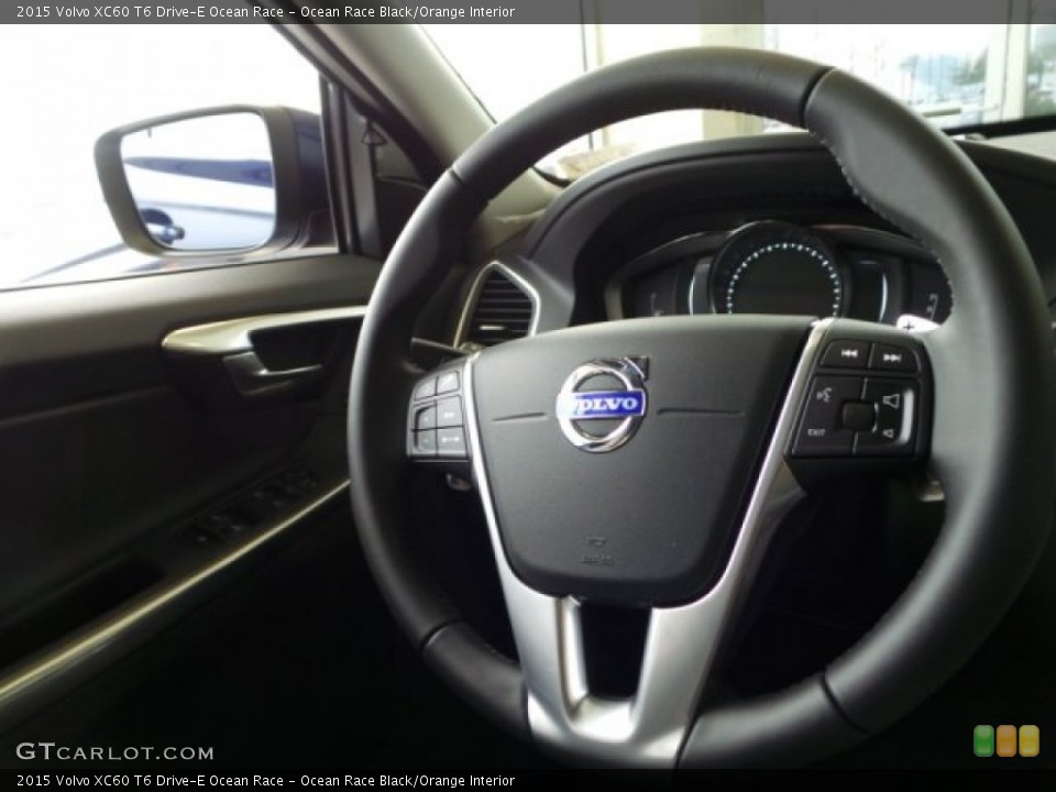 Ocean Race Black/Orange Interior Steering Wheel for the 2015 Volvo XC60 T6 Drive-E Ocean Race #101926061