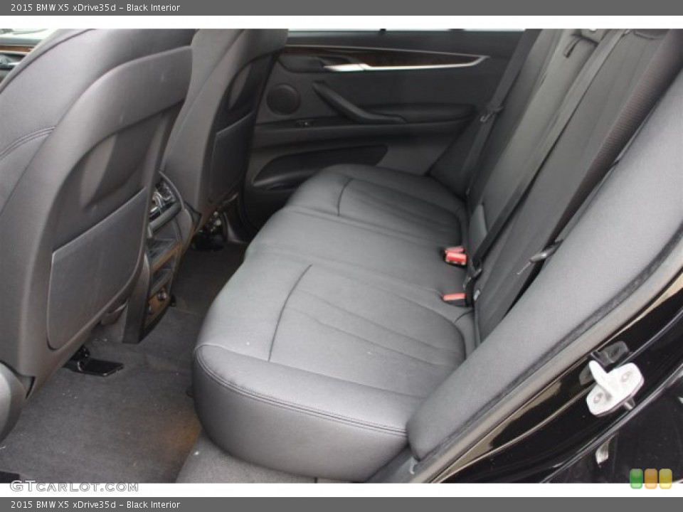 Black Interior Rear Seat for the 2015 BMW X5 xDrive35d #101926293