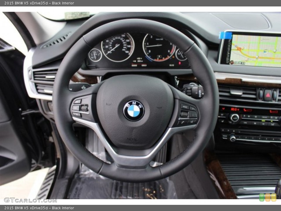 Black Interior Steering Wheel for the 2015 BMW X5 xDrive35d #101926390