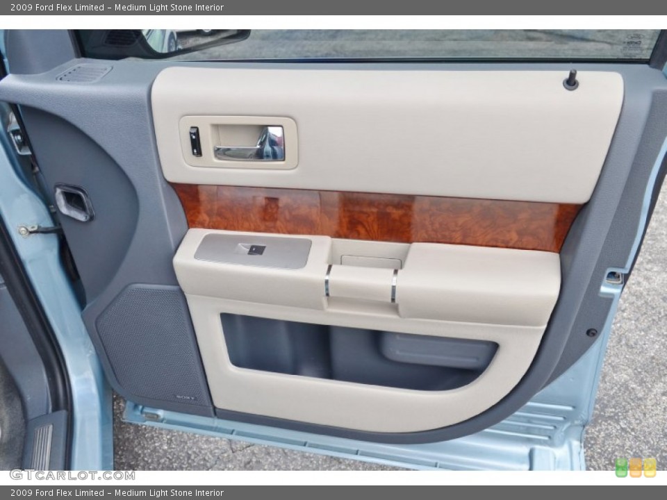 Medium Light Stone Interior Door Panel for the 2009 Ford Flex Limited #101926421