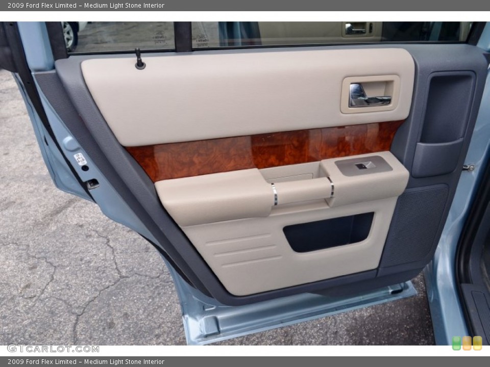 Medium Light Stone Interior Door Panel for the 2009 Ford Flex Limited #101927030