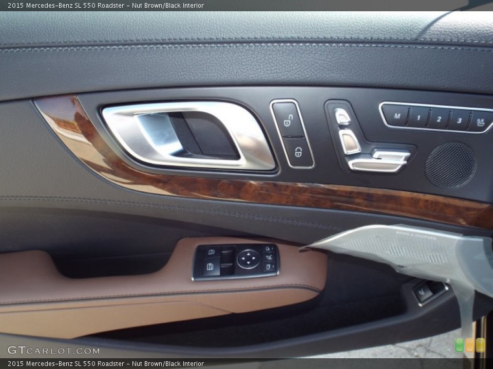 Nut Brown/Black Interior Controls for the 2015 Mercedes-Benz SL 550 Roadster #101927597