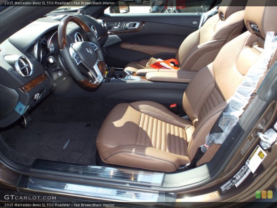 Nut Brown/Black Interior Photo for the 2015 Mercedes-Benz SL 550 Roadster #101927624