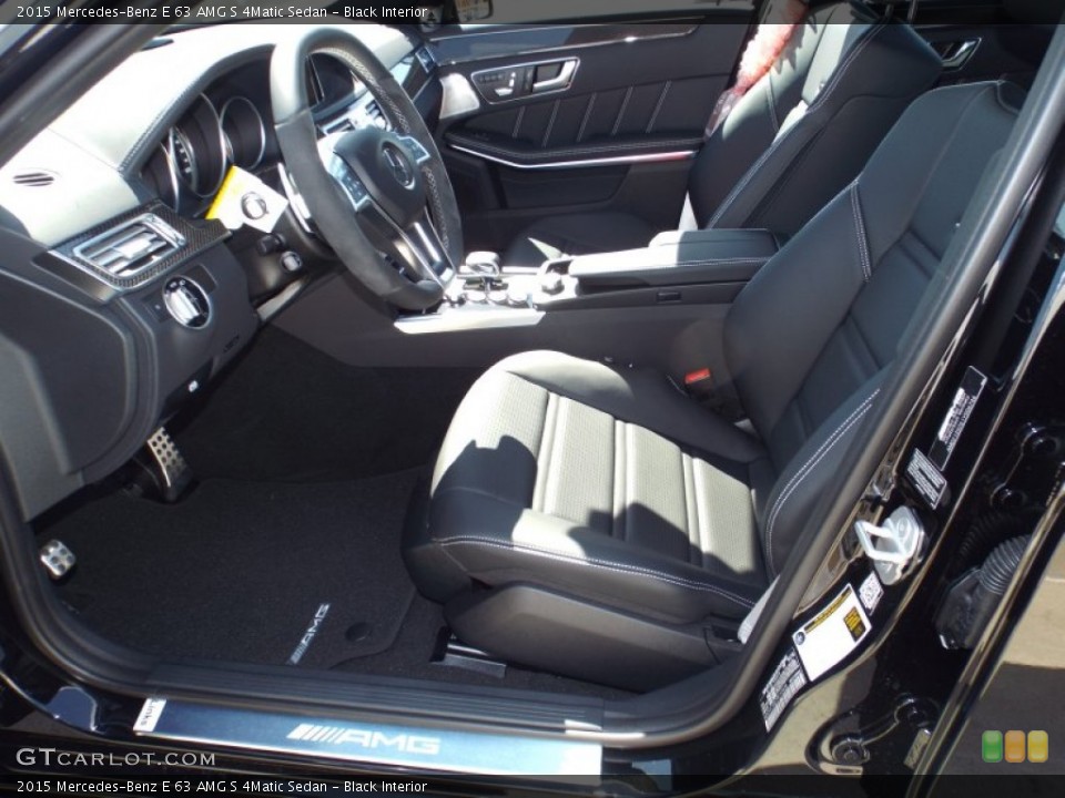 Black Interior Photo for the 2015 Mercedes-Benz E 63 AMG S 4Matic Sedan #101927957