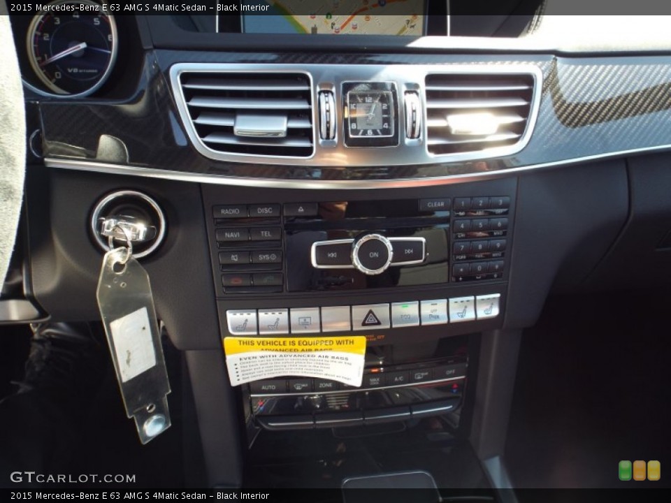Black Interior Controls for the 2015 Mercedes-Benz E 63 AMG S 4Matic Sedan #101928103