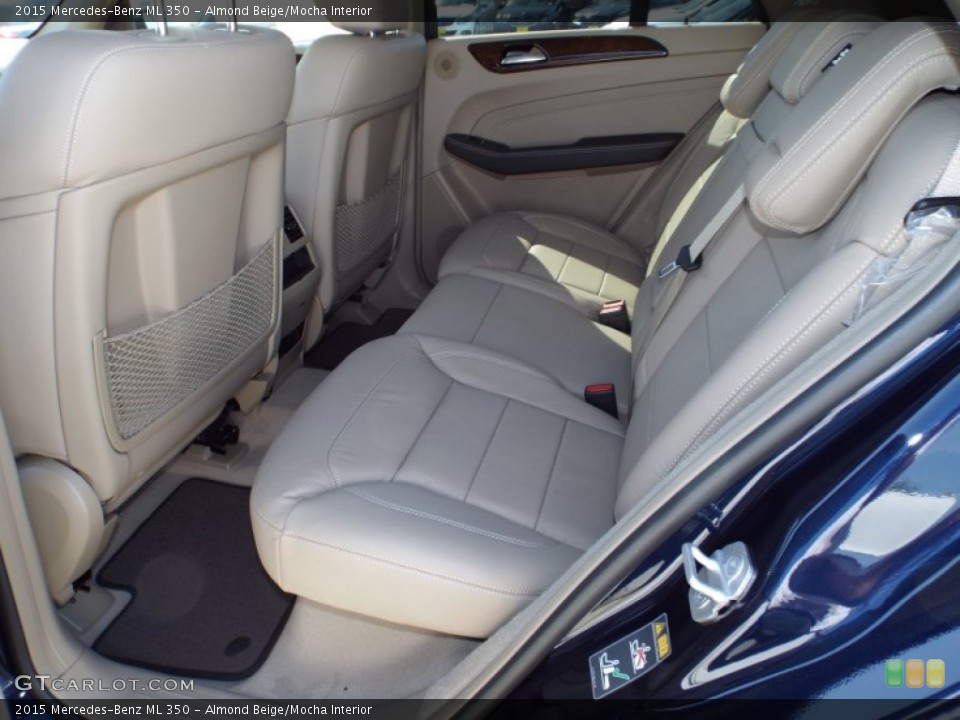 Almond Beige/Mocha Interior Rear Seat for the 2015 Mercedes-Benz ML 350 #101930810