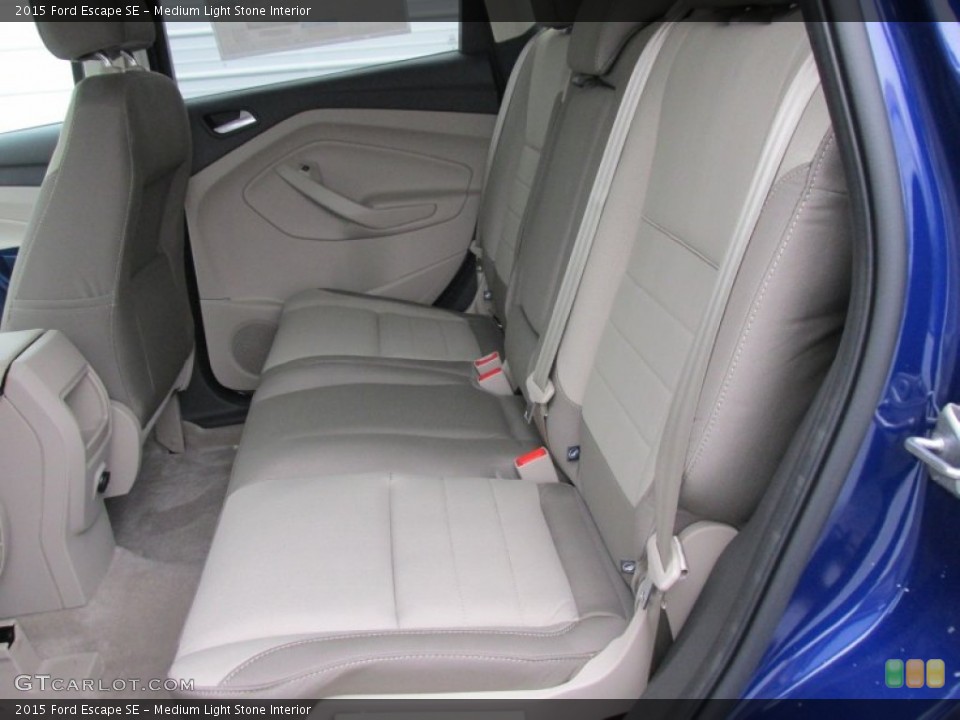 Medium Light Stone Interior Rear Seat for the 2015 Ford Escape SE #101931476