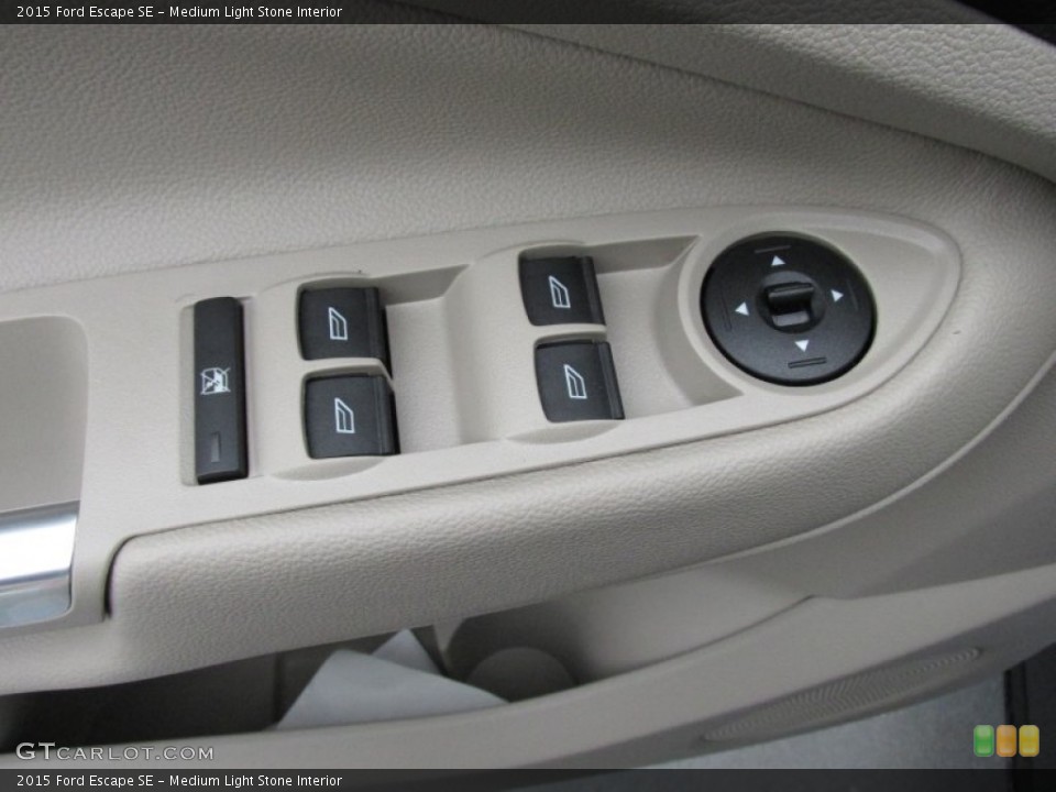Medium Light Stone Interior Controls for the 2015 Ford Escape SE #101931524