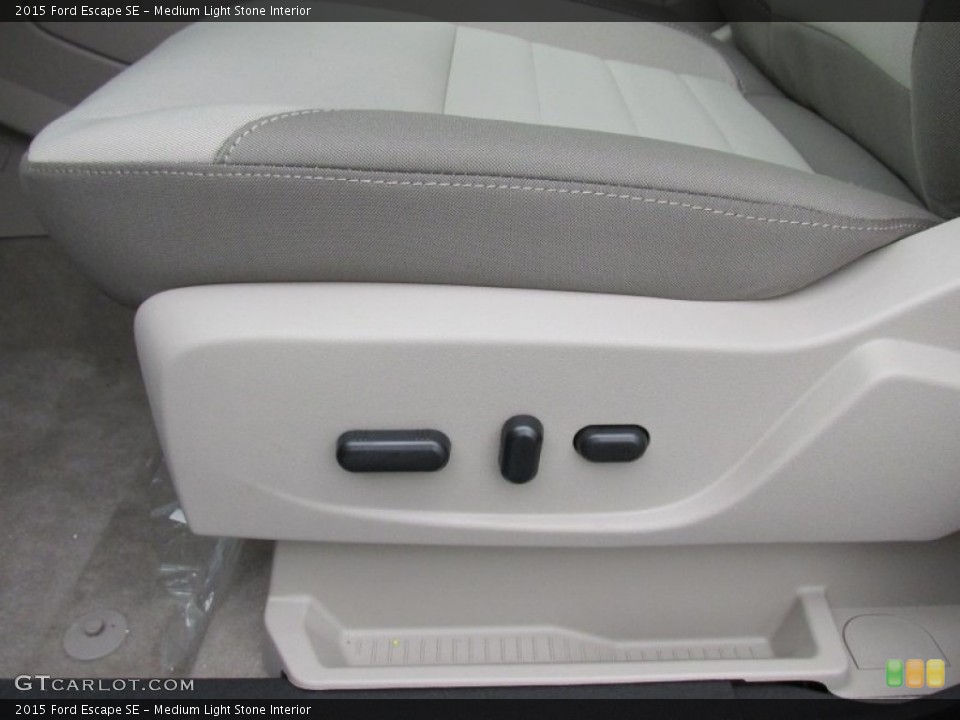 Medium Light Stone Interior Front Seat for the 2015 Ford Escape SE #101931572