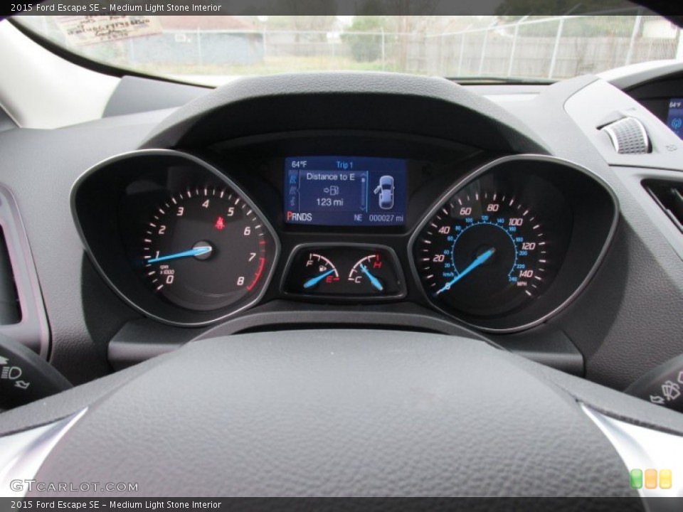 Medium Light Stone Interior Gauges for the 2015 Ford Escape SE #101931767