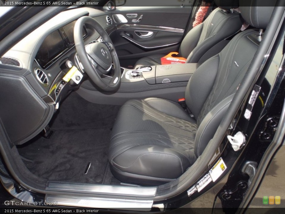 Black Interior Photo for the 2015 Mercedes-Benz S 65 AMG Sedan #101931866