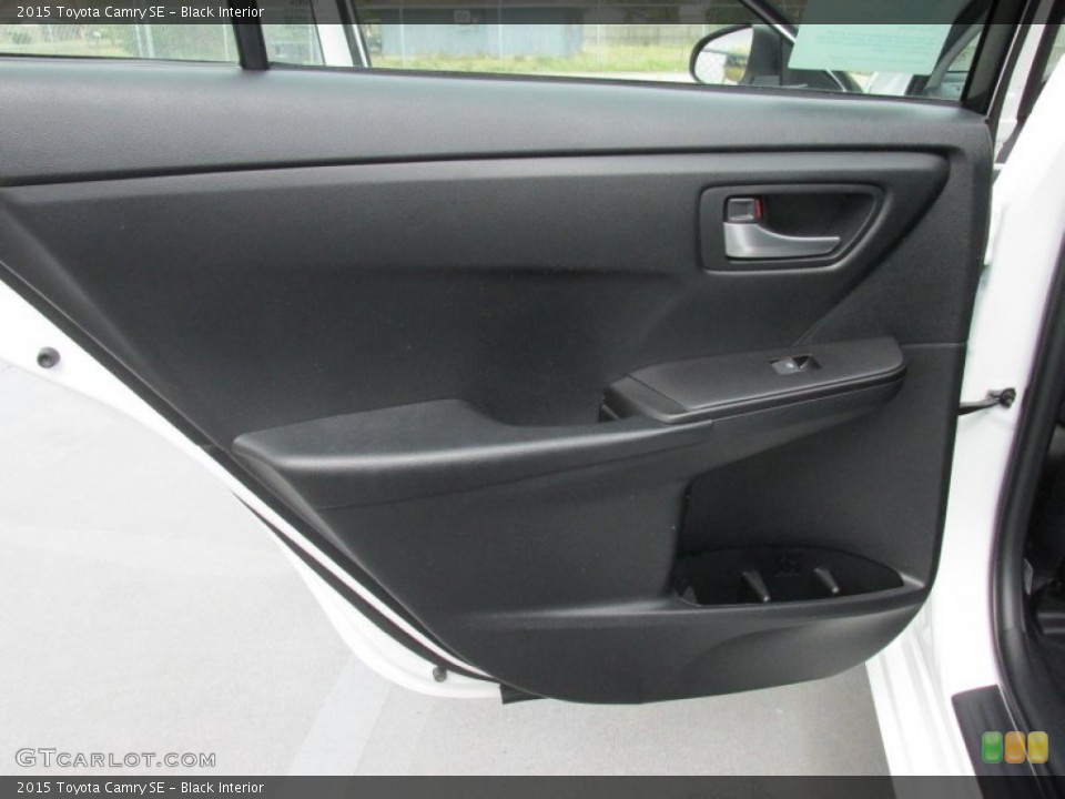 Black Interior Door Panel for the 2015 Toyota Camry SE #101934833
