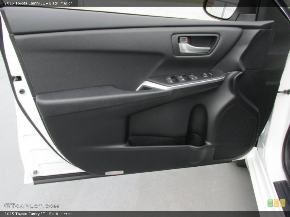 Black Interior Door Panel for the 2015 Toyota Camry SE #101934868