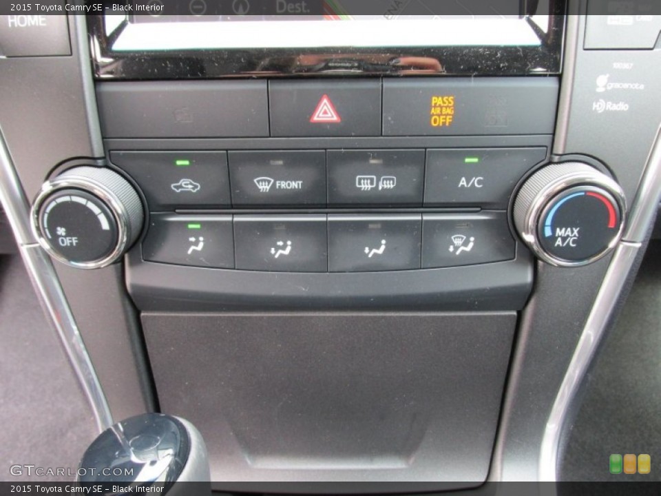 Black Interior Controls for the 2015 Toyota Camry SE #101935016