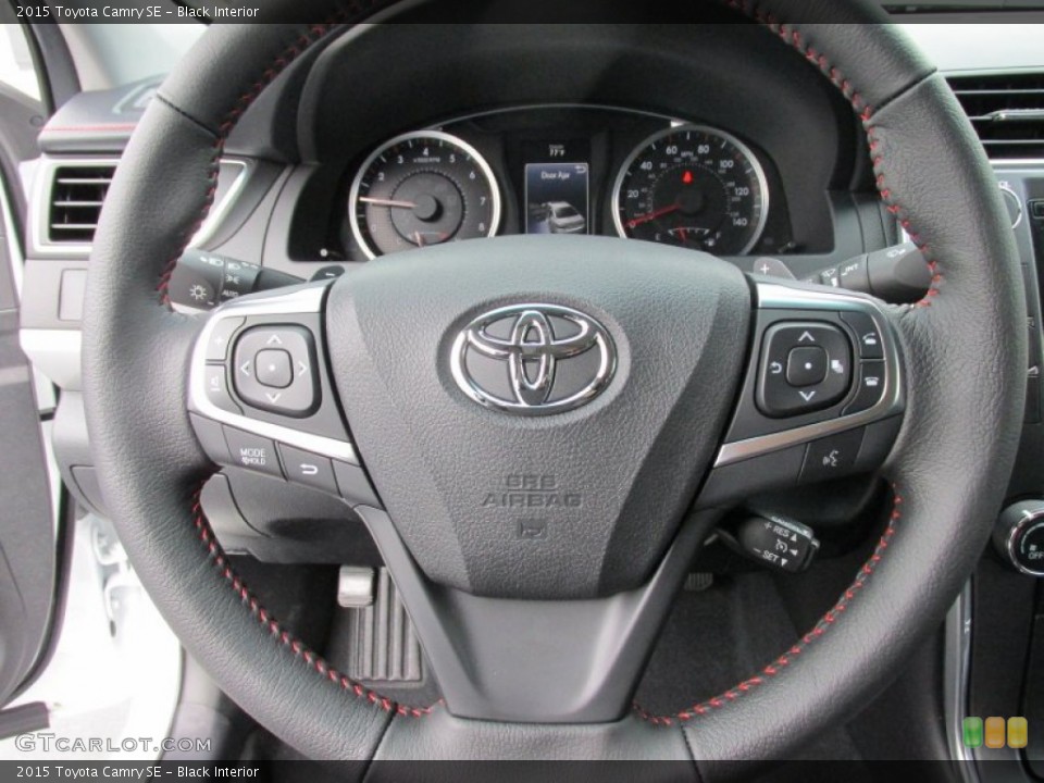 Black Interior Steering Wheel for the 2015 Toyota Camry SE #101935070