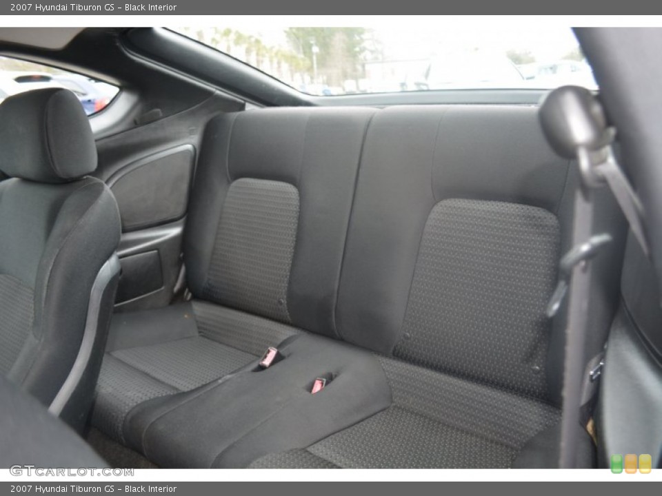 Black Interior Rear Seat for the 2007 Hyundai Tiburon GS #101935187