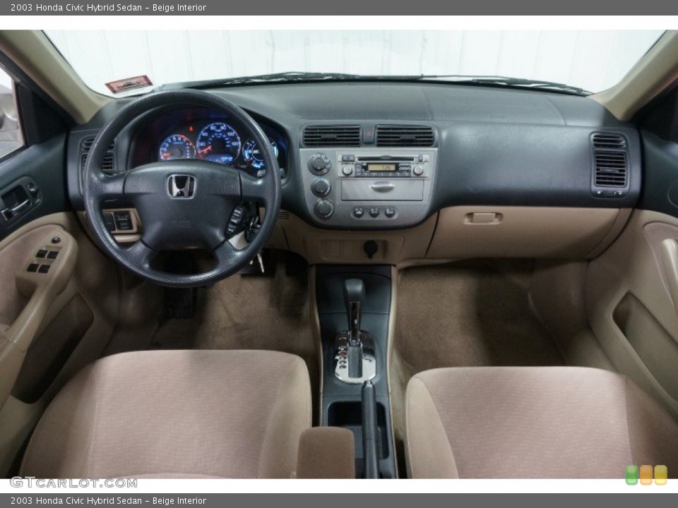 Beige Interior Photo for the 2003 Honda Civic Hybrid Sedan #101938103