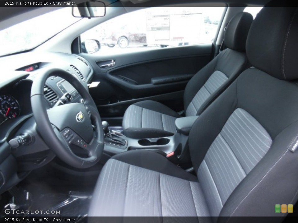 Gray Interior Photo for the 2015 Kia Forte Koup EX #101938115