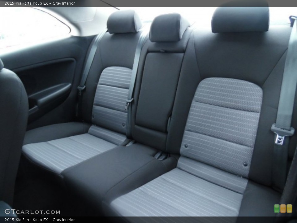 Gray Interior Rear Seat for the 2015 Kia Forte Koup EX #101938133