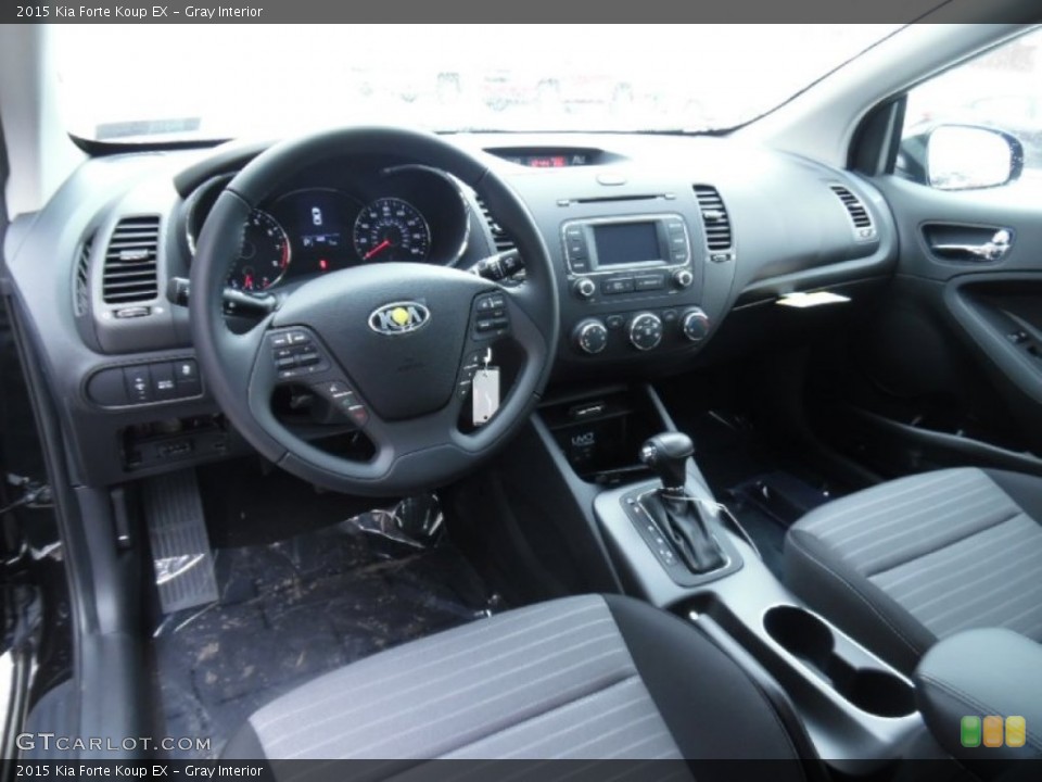 Gray Interior Prime Interior for the 2015 Kia Forte Koup EX #101938151