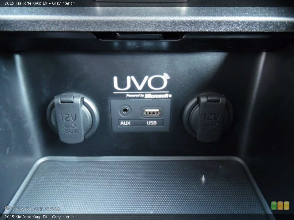 Gray Interior Controls for the 2015 Kia Forte Koup EX #101938220