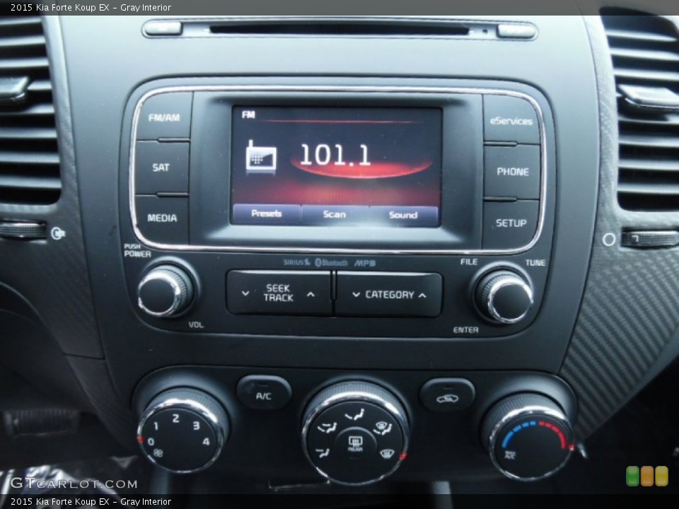 Gray Interior Audio System for the 2015 Kia Forte Koup EX #101938253