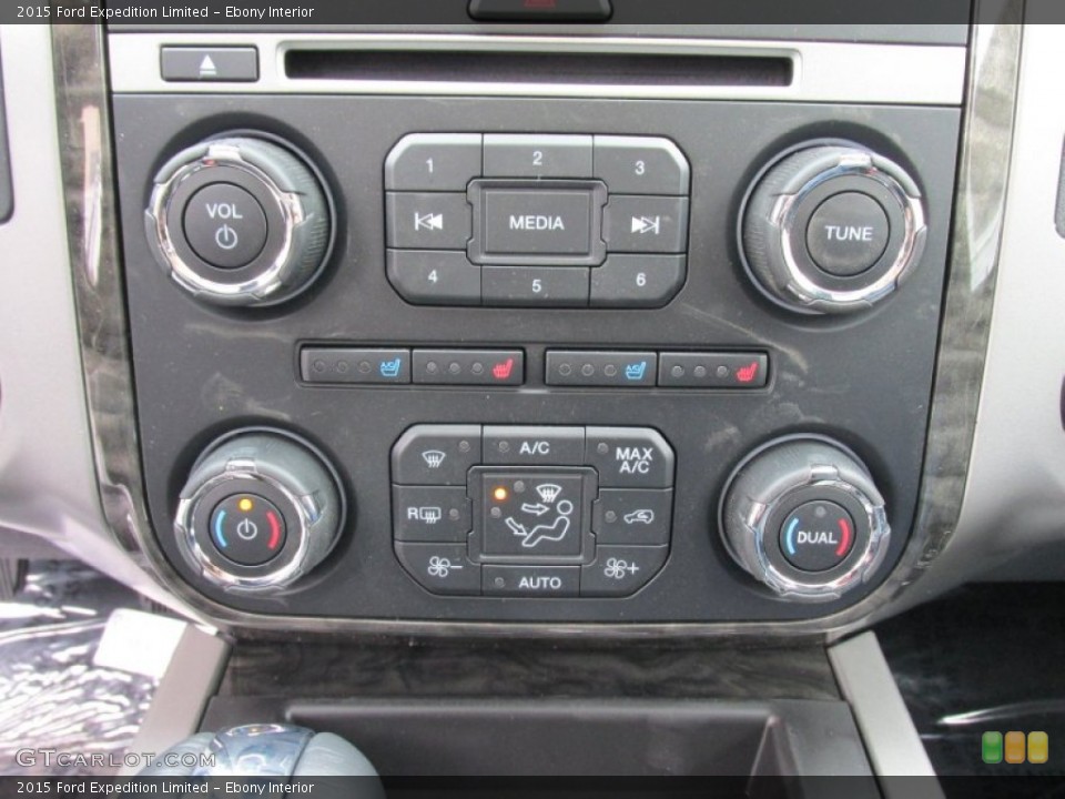 Ebony Interior Controls for the 2015 Ford Expedition Limited #101938259