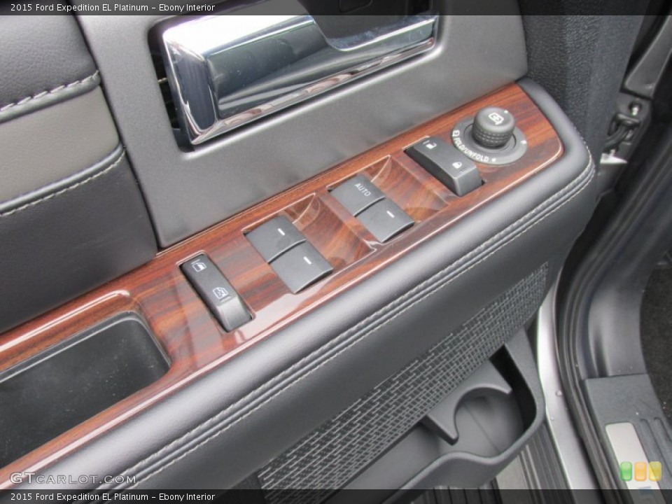 Ebony Interior Controls for the 2015 Ford Expedition EL Platinum #101938873