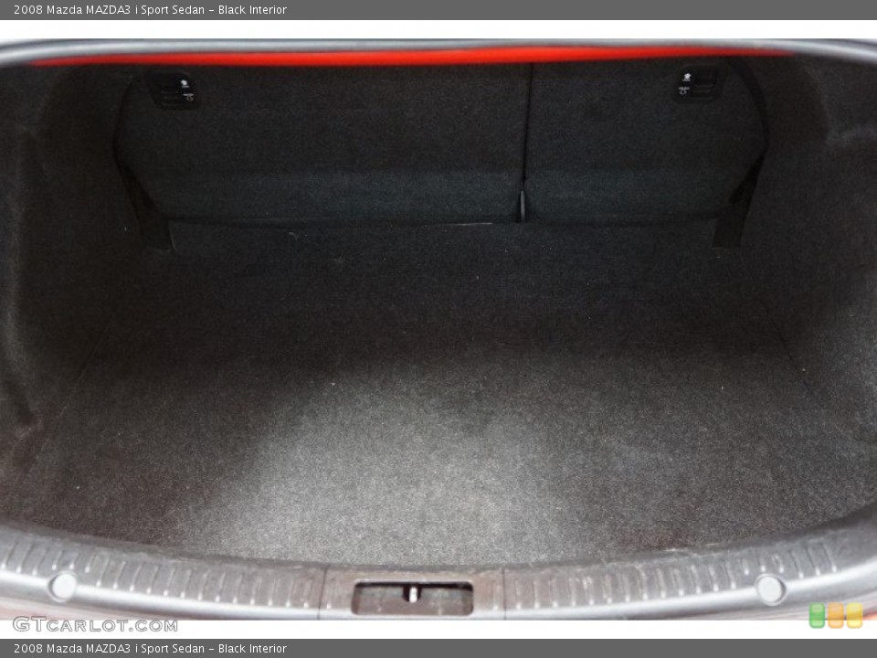 Black Interior Trunk for the 2008 Mazda MAZDA3 i Sport Sedan #101940383