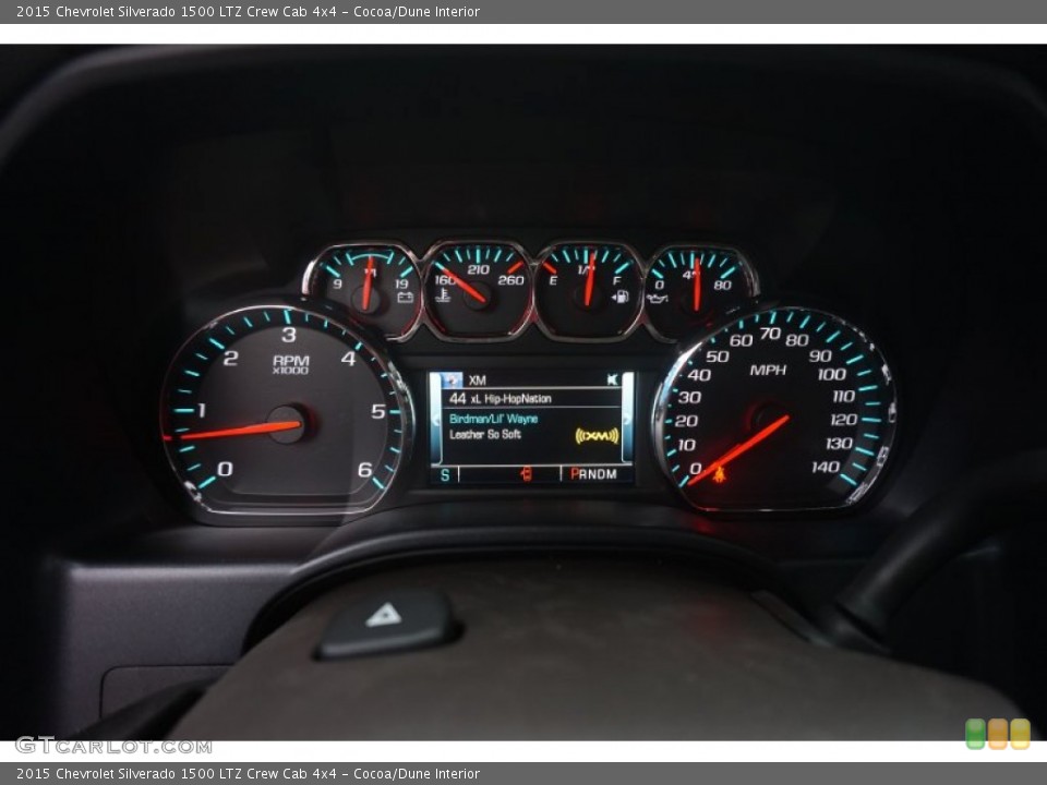 Cocoa/Dune Interior Gauges for the 2015 Chevrolet Silverado 1500 LTZ Crew Cab 4x4 #101940977