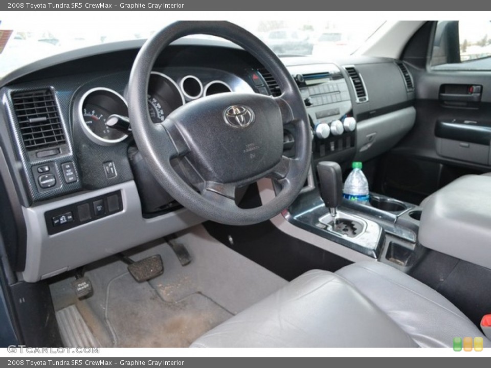 Graphite Gray Interior Photo for the 2008 Toyota Tundra SR5 CrewMax #101943260