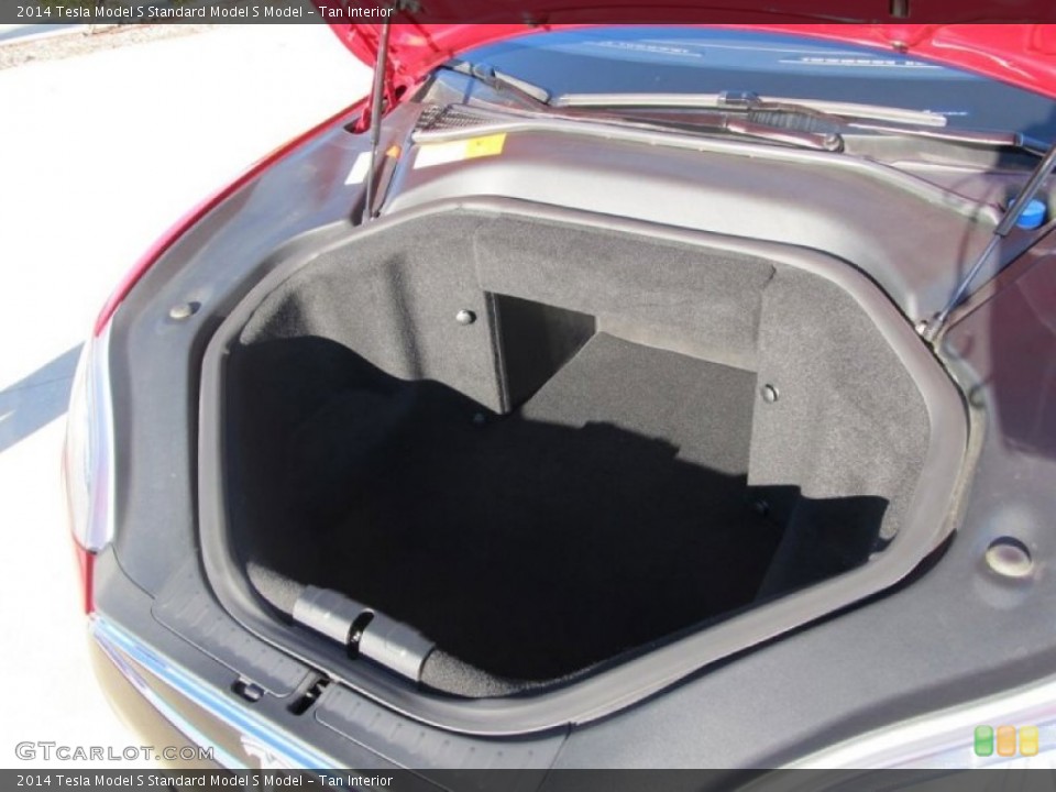 Tan Interior Trunk for the 2014 Tesla Model S  #101946992