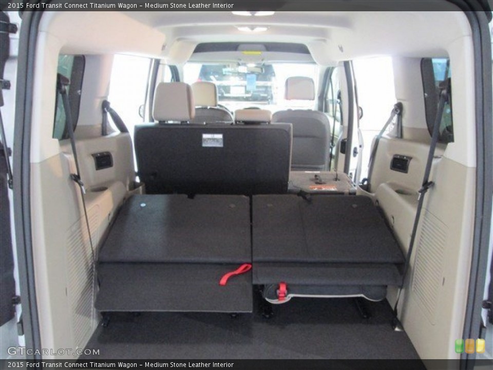 Medium Stone Leather Interior Trunk for the 2015 Ford Transit Connect Titanium Wagon #101949848